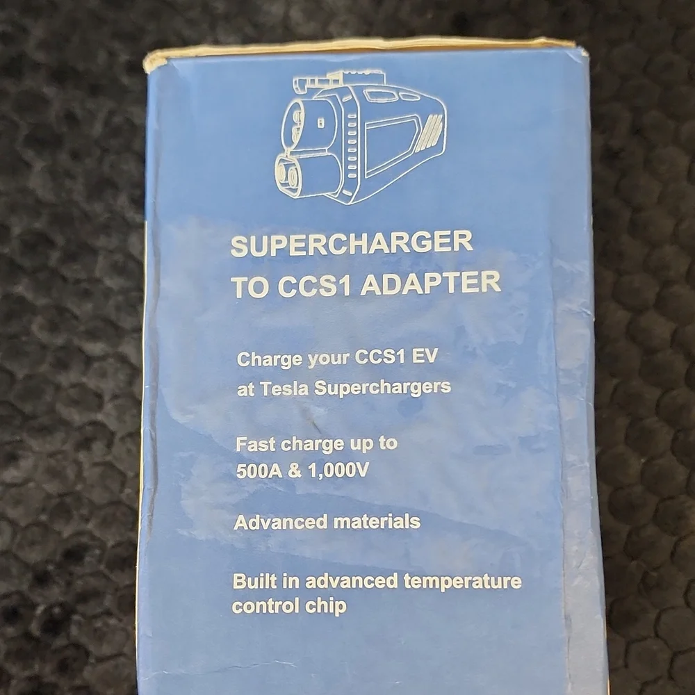 Supercharger to CCS1 Adapter - Black